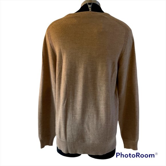 Rodd & Gunn Mens Hawtrey Knit Camel Sweater Crew Neck Wool Pullover Size M NWT - Picture 3 of 12